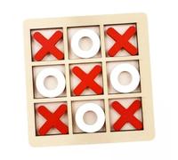 HuadaXtai 4x Toe Jeu de Société et Croix Jeux de Société En Famille Jeu de Table Basse Fait à La Main pour Enfants Cadeaux de Fête