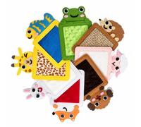 HuadaXtai 8 Pièces J Seoriel Non Électrique Tapis Seoriel Rectangulaire Applique Éducatif pr
