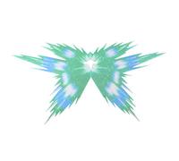 HuadaXtai Ailes d'Effets Spéciaux Modèle 1/144 pour Figurines d'action Accessoires pour Modèles Ailes de Lumière Collection d'ailes Matériau Plastique Adaptées, Vert