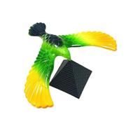 HuadaXtai Balancing Eagle Balancing Bird avec support triangulaire Aile Aigle Jouet pour cadeaux de fête Bureau, Jaune Grand