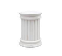 HuadaXtai Base de Colonne Décorative Colonne Socle Piédestal Support Esthétique Antique Romaine avec Détails Sculptés Magnésie pour Usage Extérieur Adaptée aux