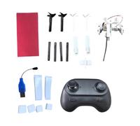 HuadaXtai Bateau en Papier Télécommandé, Jouet de Bateau Télécommandé, Kit de Bricolage Scientifique pour Apprendre, Style C