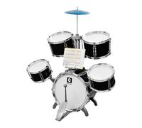 HuadaXtai Batterie pour Enfants, kit Jazz, Ensemble d'instruments musicaux pour Les Jeunes, Noir