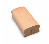 HuadaXtai Bloc de Nivellement Outil Luthier Guitare Ponceur Manche Lime Bois Hêtre Solidité et Stabilité Ponçage Constant Marquage des Rayons 7.25 à 20 Pouces, 17