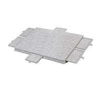 HuadaXtai Board en pute en Feutre Plateau Puzzle Storage Puzzle Storage Table de Puzzle pour intérieur, Light Gray S