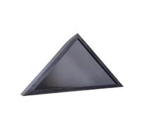 HuadaXtai Boîte à Drapeau Présentoir En Bois pour Pavillon Souvenir Coffret Triangle Antipoussière pour Décor Salon Bureau Collection Cadeau, Noir