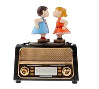 HuadaXtai Boîte à Musique Mécanique Vintage pour Couple Romantique
