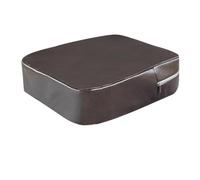 HuadaXtai Booster Siège Rehausseur Chaise Bébé Coussin Hauteur PU Déhoussable Éponge Densité Souple Transportable Sécurité Convient Aux Enfants pour Table Resta, Brun