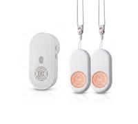 HuadaXtai Bouton d'Appel sans Fil Bouton d'urgence Carillon Interne Télécommande Hub Enfichable Discret Plastique Robuste 38 , 808 Filaire 2 Boutons + 1 Sonnette avec Cordon