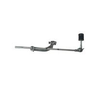 HuadaXtai Bras de Cymbale Ajustable Support de Cymbale Fixation de Cymbale Monture de Cymbale en Alliage de Zinc avec Base à, Bras De Support De Cymbale Quatre Sections Long