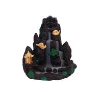 HuadaXtai Brûleur D'encens à Reflux En Forme de de Montagne, Ornement de Table, Porte-encens Multifonctionnel Fait à La Main pour La Méditation et, 9.5 cm x 10 cm x 10 cm