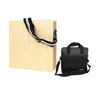 HuadaXtai Cajón Portable Percussion Drum Caisse Rythmique Portable Main Design Compact Poids Léger Sangle Épaule et Sac Fournis Toucher Précis Réponse Vive