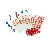 HuadaXtai Cartes D'apprentissage Des Mathématiques, Jouets de Comptage pour Les Tout-petits de 3 Ans et Plus, Cadeau pour Garçons et Filles