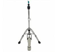 HuadaXtai Charleston Hi Hat Stand Pédale Trépied Support Batterie Métal Solide Jambes Renforcées Mouvement Souple Hauteur Ajustable Fixation Fiable Convient aux, Diamètre De Tube 28 Mm