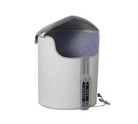 HuadaXtai Chauffe-Pieds électrique Portable sous Bureau, Panneau Chauffant, Couverture Amovible, Contrôle Intelligent de La Température, Tissu Non Tissé