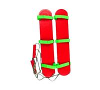 HuadaXtai Chaussures de Jeu D'intégration Sensorielle pour Le Tableau de Coordination Des Enfants, Des Mains et Des Pieds, Rouge 3 personnes