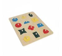 HuadaXtai Children Therapy Board Planche à Formes Éducative Plateau de Tri Puzzle à Pions Jeu Cognitif en Bois Développe Motricité Précise et Attention Adapté à