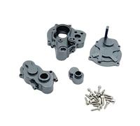 HuadaXtai Cloison de carter de boîte de vitesses centrale pour voiture RC 1/24, pièces de rechange pratiques en aluminium, Gris