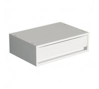 HuadaXtai Coffee Machine Organizer Boîte Café avec Tiroir Organisateur de Comptoir Plateau Supérieur Stable Structure Acier Renforcé Plastique PP Adapté à Plan, Tiroir Simple Moyen 37 26 12 Cm