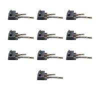 HuadaXtai Connecteurs d'alimentation Numérique Ho, 10 Unités, Pièces pour Trains Miniatures à L'échelle 1:87, Gris