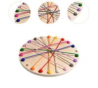 HuadaXtai Corde démêlante jouet corde torsadée tri Puzzle jeu corde Puzzle défi jouet pour adultes, Rond