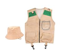 HuadaXtai Costume D'explorateur pour Enfants, Aventures En Plein Air, Aventures dans La Nature, Costume, Habillage