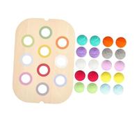 HuadaXtai Couleur Tri Toy Toys Educational Toys Learning Toy Toy Board Game pour 3 4 5 ans, 1 Set Couleur