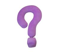 HuadaXtai Coussin Décoratif Léger En Forme de Point D'interrogation, Motif Avion, Idéal pour Décorer Un Lit, Un Canapé, Une Voiture Ou Une Chambre, Violet