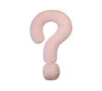 HuadaXtai Coussin Décoratif Léger En Forme de Point D'interrogation, Motif Avion, Idéal pour Décorer Un Lit, Un Canapé, Une Voiture Ou Une Chambre, Rose