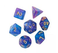 HuadaXtai Dés Multi-faces 2x7 Pièces, Jouets de Divertissement En Acrylique, Jeu de Dés Polyédriques D4-d20 pour Jeux de Cartes, Jeu de Société RPG