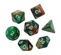 HuadaXtai Dés Multi-faces 6x7 Pièces, Jouets de Divertissement En Acrylique, Jeu de Dés Polyédriques D4-d20 pour Jeux de Cartes, Jeu de Société RPG