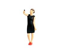 HuadaXtai Diorama Figures Street People Modèle de Minuscules Objets de Collection pour Les Ensembles de Chemins de Fer Décor de Maison de Poupée, Style F