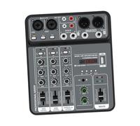 HuadaXtai DJ Audio Mixer Mixing Board Compact Digital écran d'écran d'écran Sons de mélangeur Système de sonore pour événement Home Studio