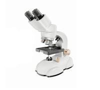 HuadaXtai Enfant Science Découverte Outil Observation Pédagogique Oculaire Noir Objectifs Rotatifs Éclairage Intégré pour Étudiants Laboratoire Scolaire, Coffret