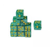 HuadaXtai Ensemble de 10 Dés Luminaires pour Jeux de Famille, 3 pièces