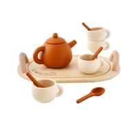 HuadaXtai Ensemble de Cuisine de Jeu de Rôle pour Enfants avec Des éléments de Goûter, avec Plateau