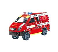 HuadaXtai Ensemble de kits de modèles de voitures, ensemble de jouets de construction Stem, développement du cerveau, jouets de véhicules, jouets d'assemblage, Camion de Pompier
