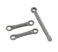 HuadaXtai Ensemble de Tiges de Traction de Direction RC pour Accessoires RC à L'échelle 1/18 pour 18101Pro 18103