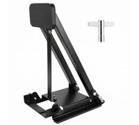 HuadaXtai Entraîneur de Batterie Pliable Pédale Grosse Caisse Pédale de Batterie Simulateur de Frappe Tapis de Frappe Structure en Métal et Caoutchouc Pliable