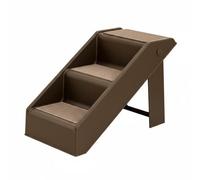 HuadaXtai Escalier pour Chien Échelle Animaux Marches Rampe Accès Antidérapante en Polypropylène Pliable Triangulaire Stable 50 Kg Adapté aux Chiens Âgés et Jeunes Maison Canapé Lit, Trois Marches