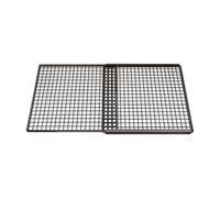 HuadaXtai Étagère Exteible à Un Niveau Robuste Étagère à Grille Verte Cadre Surélevé Facile à Assembler pr Cabin, Compacte, Noir, XL 1 Niveau 50 À 85cm