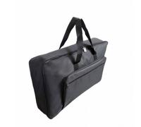 HuadaXtai Étui Support de Cithare Sac de Transport Housse de Rangement Pochette à Fermeture Éclair en Tissu Oxford Rembourré Forme Rectangulaire Stable Convient, Noir, Sac À Dos Épaissi Noir