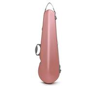 HuadaXtai Étui Violon Étui Rigide Coque Coquille Housse Protection Renforcée par Coque Moulée et Fermetures Bord Aspect Élancé à Texture Brossée Transport, Array, Rose Mat