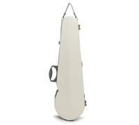 HuadaXtai Étui Violon Étui Rigide Coque Coquille Housse Protection Renforcée par Coque Moulée et Fermetures Bord Aspect Élancé à Texture Brossée Transport, Array, Blanc Cuir