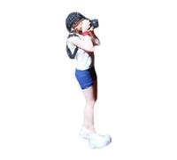 HuadaXtai Figures Du Modèle à L'échelle 1/64 Figurines Peintes à La Main, Photographie fille, 2,6 cm