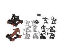 HuadaXtai Figurine D'action Modèle de Soldat Ancien, Simulation avec Chars, Scène de Bataille pour Hommes, Ensembles de Jeux Médiévaux pour Enfants, C