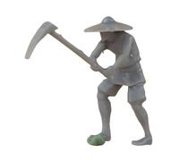 HuadaXtai Figurine de 1/87 Modèle de personnage Modèle de petites personnes pour scène miniature, Houe