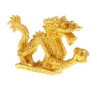 HuadaXtai Figurine de Dragon en Résine Faite à La Main, de Collection, Inspirée du Modèle Chinois des Douze -