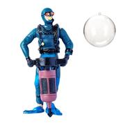 HuadaXtai Figurine de Plongeur Décoration D'Aquarium Accessoire pour Bac à Poissons Ornement Subaquatique Modèle En PVC avec Balle Appropriée pour Scènes sous-, Bleu 4.5x4x9.5cm