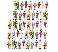 HuadaXtai Figurines de Personnages Peintes de Train à L'échelle 1:75 à 1:200 Modèle Assis pour Femme et Homme, 1: 150